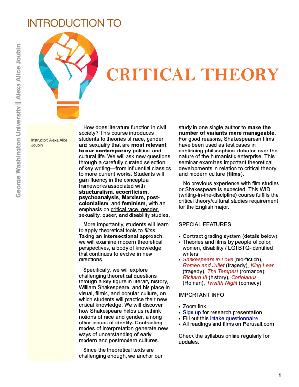 critical theory case study